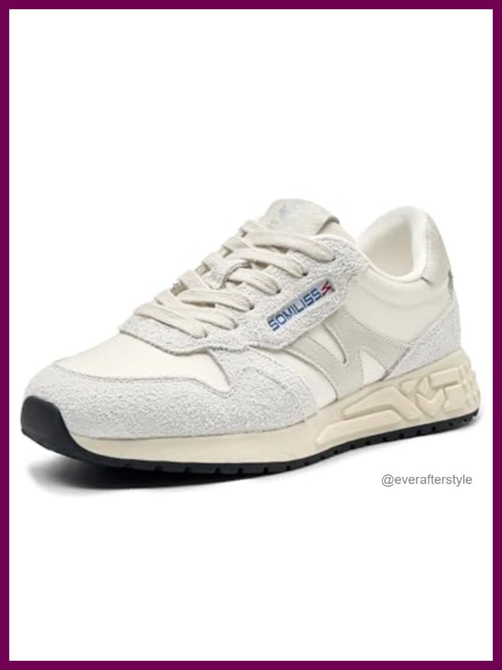 Vintage Retro Walking Sneakers for Women, Cushioned Wedge Casual Athletic Shoes
